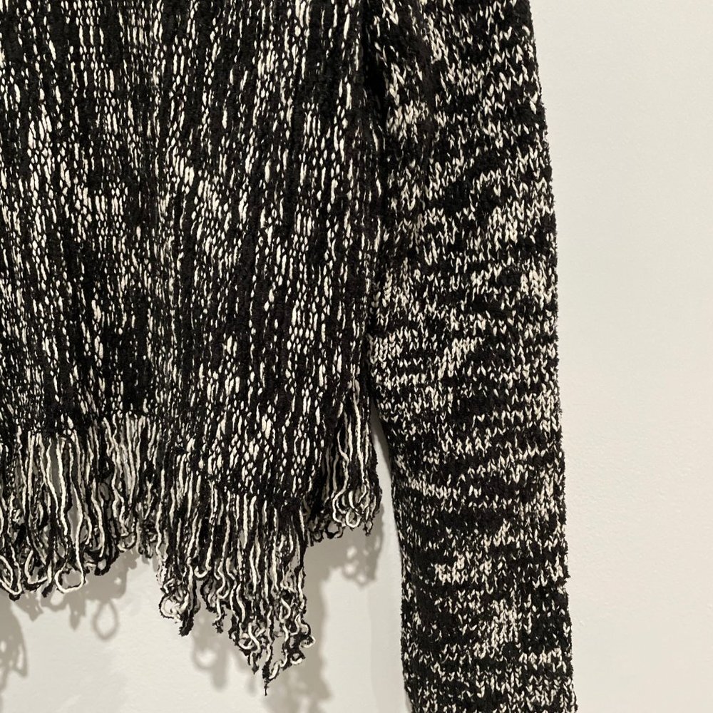 Nic+Zoe Women Black and White Elegant Cardigan Size L, - Picture 13 of 13